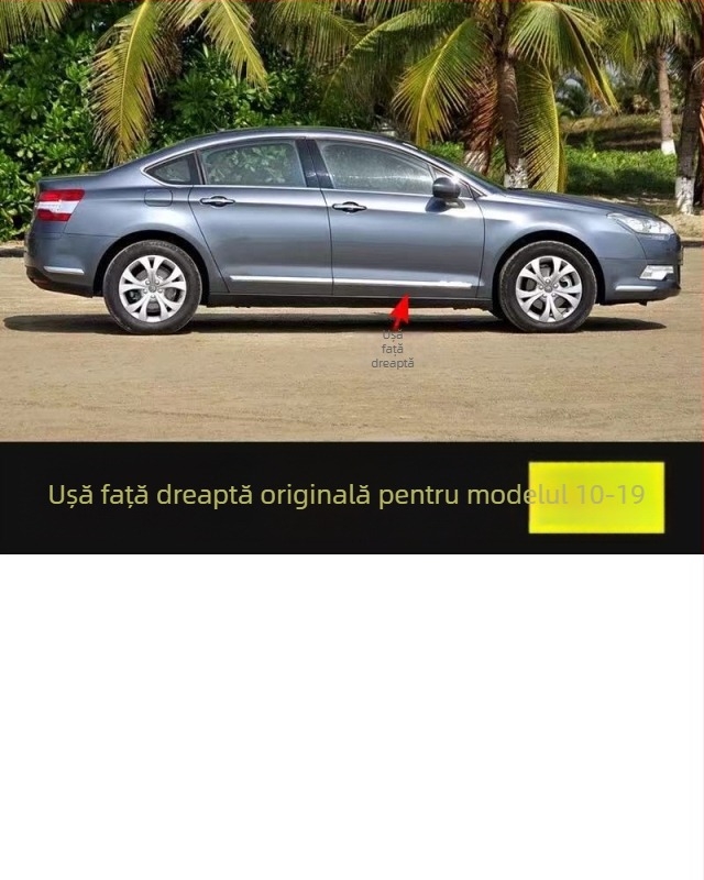 Bandă anti-coliziune pentru Citroën C5, bara din față și din spate, acoperire ABS, finisaj electroplacat, coduri de model 7452sh 7452sj 745326 745325 9803383180 9803383080