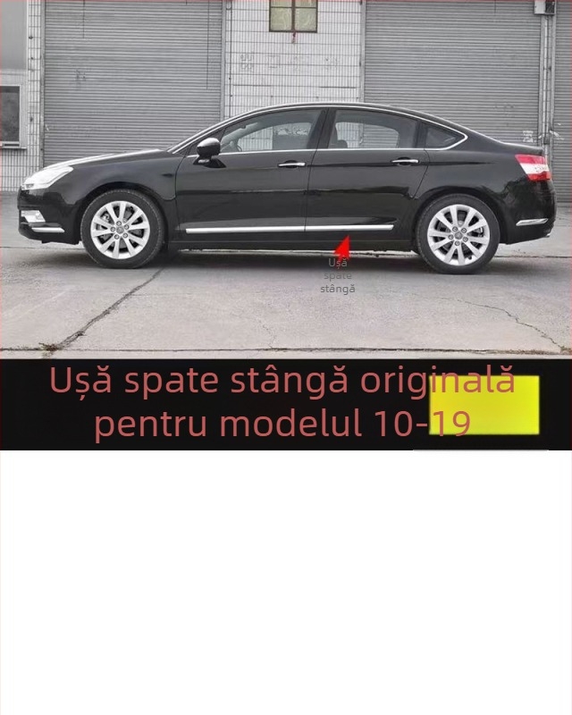 Bandă anti-coliziune pentru Citroën C5, bara din față și din spate, acoperire ABS, finisaj electroplacat, coduri de model 7452sh 7452sj 745326 745325 9803383180 9803383080