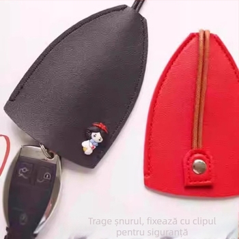 Husă pentru chei auto, Unisex, Material PU, Protecție portabilă