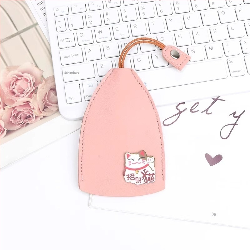 Husă pentru chei auto, Unisex, Material PU, Protecție portabilă