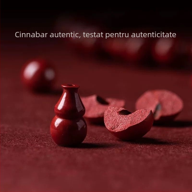 Brățară din cinnabar cu pandantiv în formă de dovleac, evaluare locală, stil literar și pentru cupluri