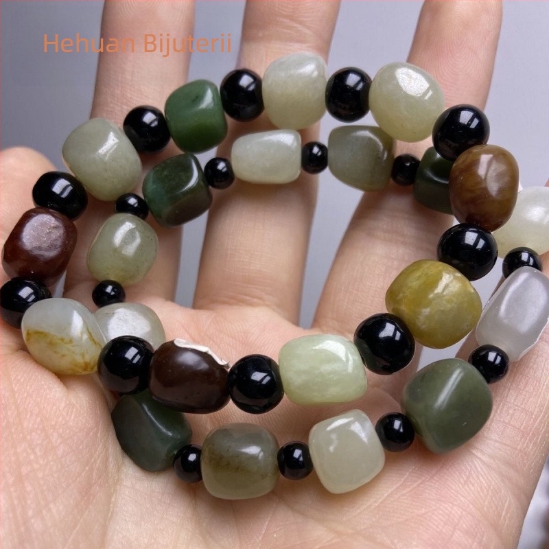 Brățară din jad – Jad natural, Stil Duobao, Unisex