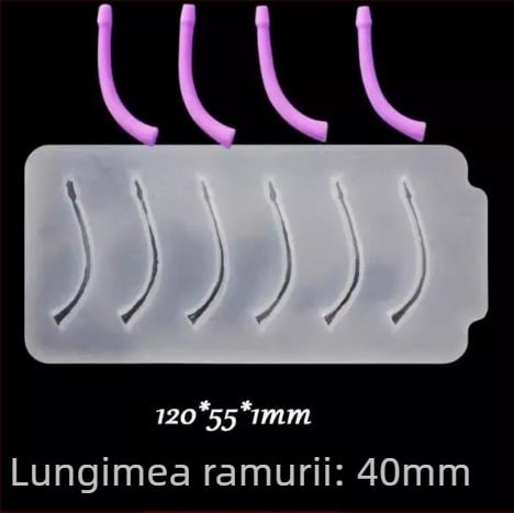 Formă pentru prăjituri din silicon – 15 piese, mousse de fructe, formă neregulată, ambalare individuală