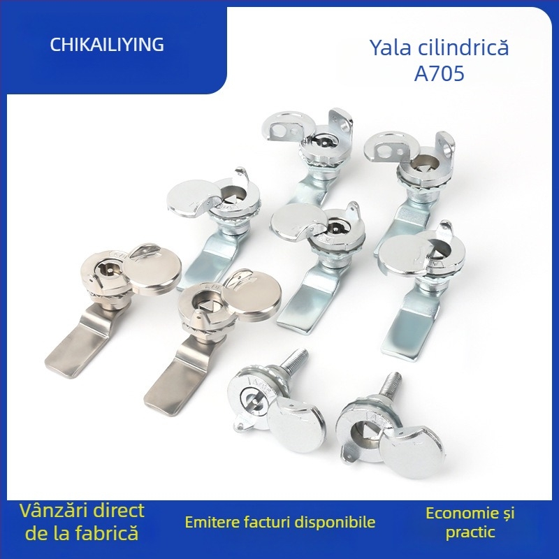 A705 lacăt limbă pentru cutie de distribuție exterioră – cilindru încuietor, aliaj de zinc, universal pentru cutii, design modern