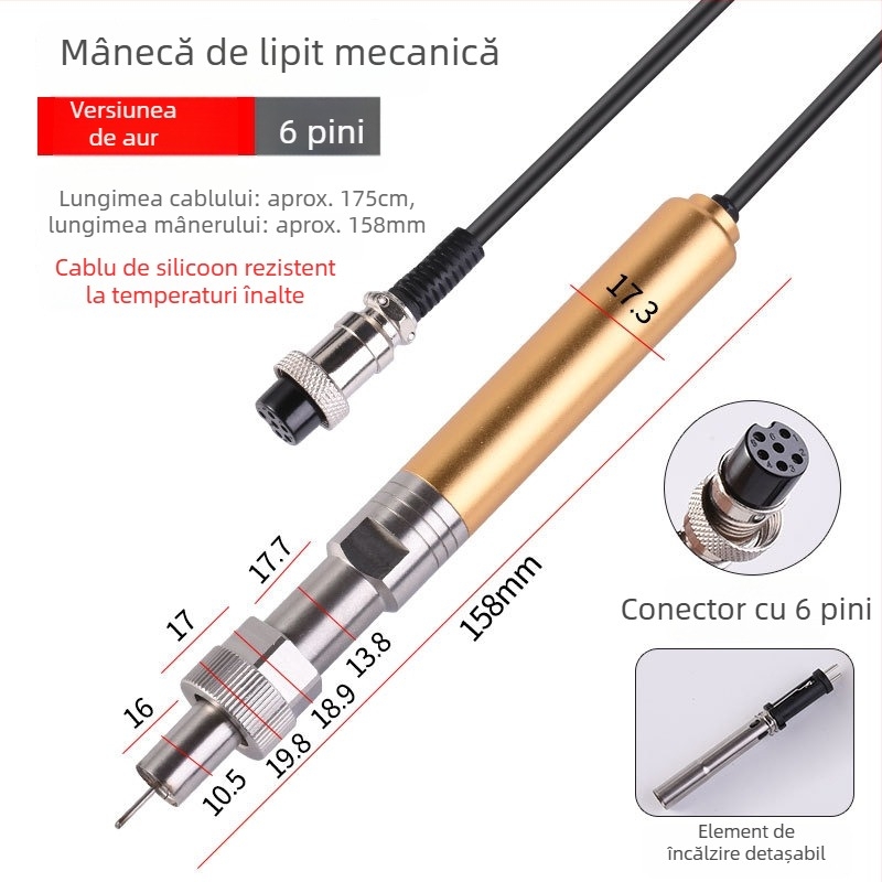 TGK Mâner de lipit, Seria 907, 24V, 20W, pentru lipire și întreținere