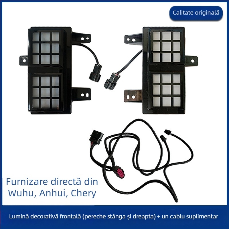 Kit de lumini pentru bara față Jietu Traveler – DRL, far de ceață față, lampă decorativă, LED 3.5W, An Ruicheng, model Traveler
