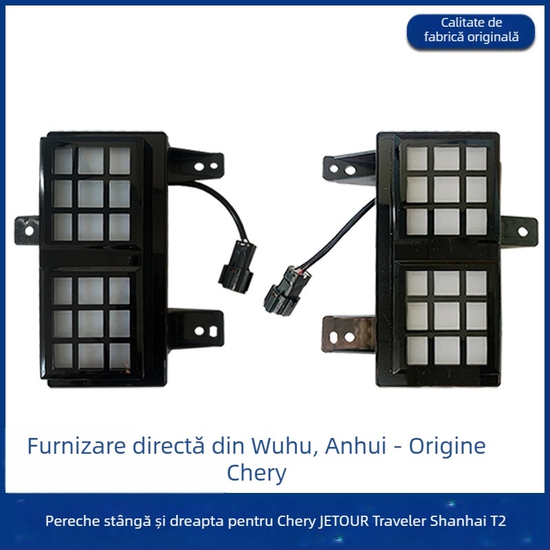 Kit de lumini pentru bara față Jietu Traveler – DRL, far de ceață față, lampă decorativă, LED 3.5W, An Ruicheng, model Traveler