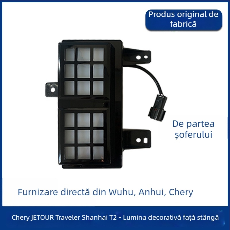 Kit de lumini pentru bara față Jietu Traveler – DRL, far de ceață față, lampă decorativă, LED 3.5W, An Ruicheng, model Traveler