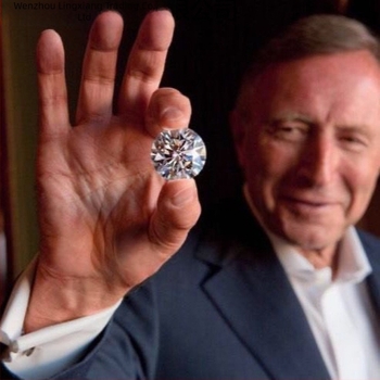 Inel Moissanit cu inlay, Diamant (artificial), Claritate VVS, Formă romb