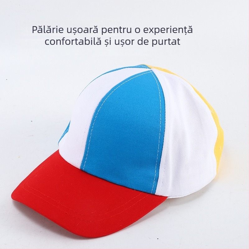 Șapcă de baseball detașabilă, cu blocare cromatică în culori, motiv spiral din bambus cu dragonfly, vârf plat, bordură lată, din bumbac, broderie jacquard, stil versatil, adulți și copii, Tongya