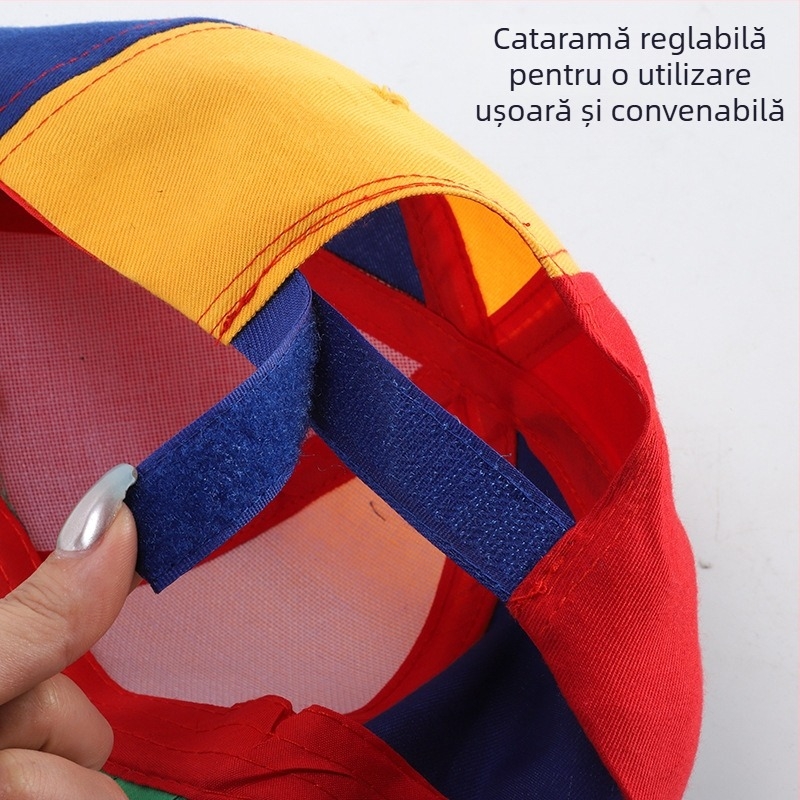 Șapcă de baseball detașabilă, cu blocare cromatică în culori, motiv spiral din bambus cu dragonfly, vârf plat, bordură lată, din bumbac, broderie jacquard, stil versatil, adulți și copii, Tongya