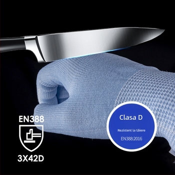 Mănuși anti-tăiere HPPE, pentru prelucrarea alimentelor – Henghui, anti-cut și rezistente la uz