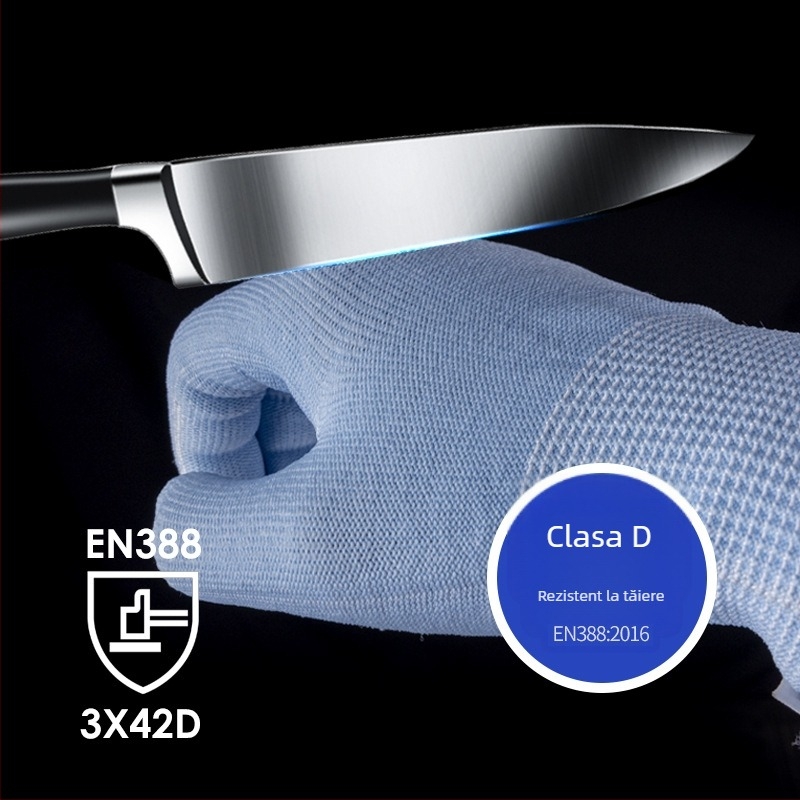 Mănuși anti-tăiere HPPE, pentru prelucrarea alimentelor – Henghui, anti-cut și rezistente la uz