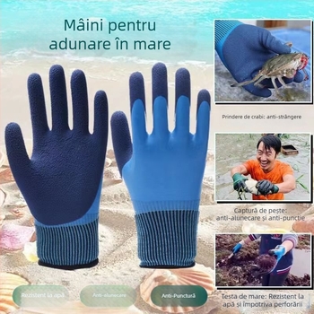 Mănuși de pescuit – material Line, model monocrom, stil modern minimalist, brand Jizhan