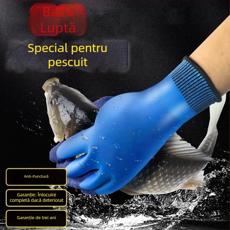 Mănuși de pescuit – material Line, model monocrom, stil modern minimalist, brand Jizhan