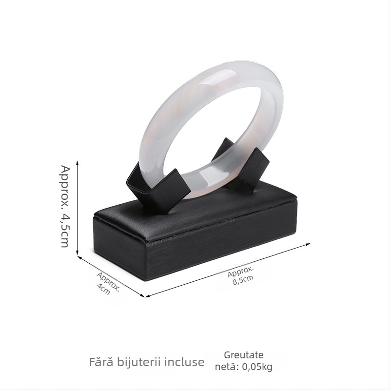 Suport afișaj bijuterii din PU, suport cu un singur nivel pentru brățări, design îmbinat, stil premium
