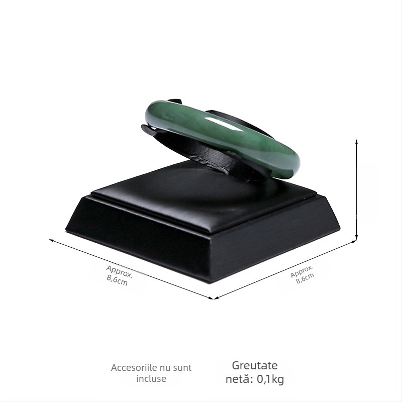 Suport afișaj bijuterii din PU, suport cu un singur nivel pentru brățări, design îmbinat, stil premium