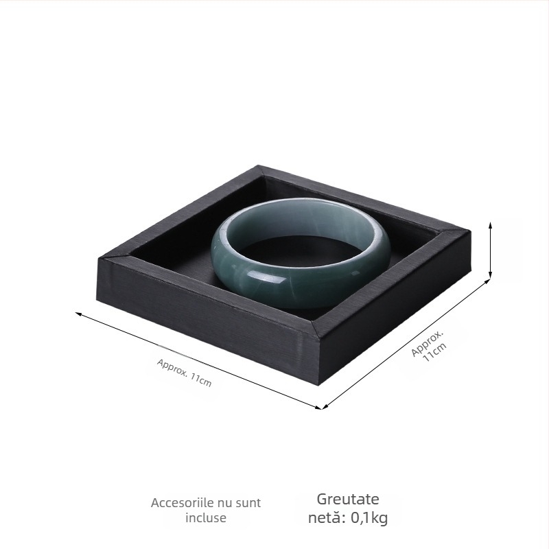 Suport afișaj bijuterii din PU, suport cu un singur nivel pentru brățări, design îmbinat, stil premium