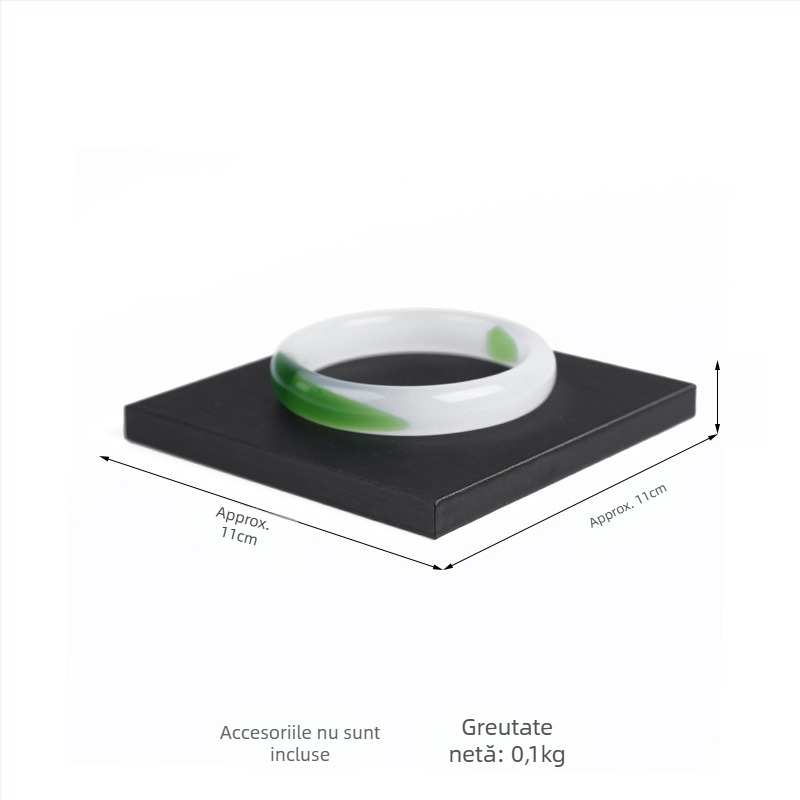 Suport afișaj bijuterii din PU, suport cu un singur nivel pentru brățări, design îmbinat, stil premium