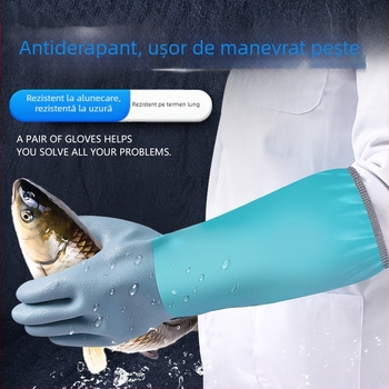 Great mănuși de pescuit impermeabile – antiderapante, protecție la tăiere, groase și prelungite, OEM disponibil