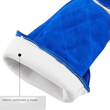 Mănuși din piele de vițel pentru antrenament, anti-mușcături de câine și zgârieturi de pisică, mai groase, antiderapante, unisex, lansate vara 2023.