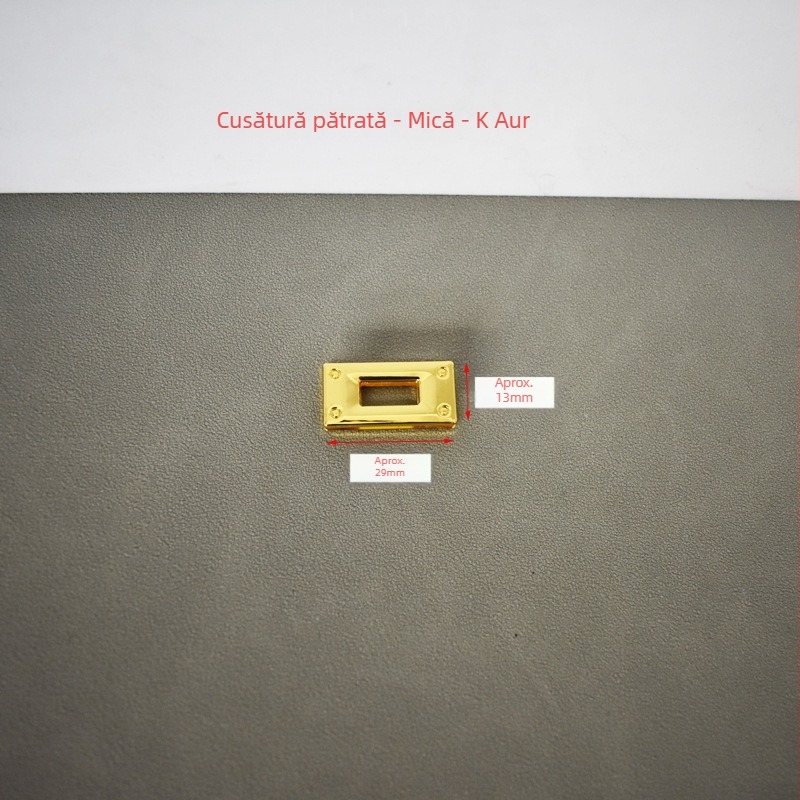 Lacăt de geantă lucrat manual și hardver pentru cataramă