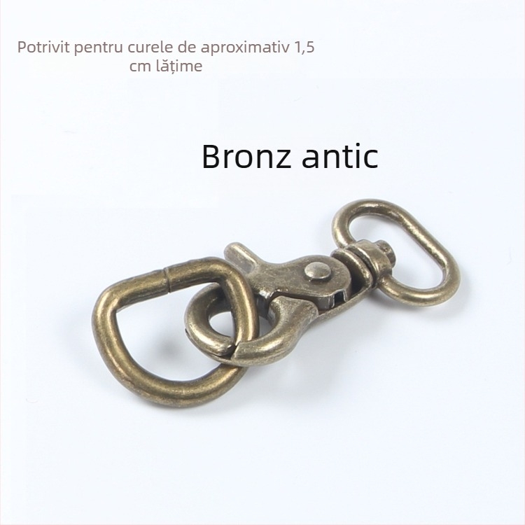 Carabină metalică cu inel D pentru genți – accesorii hardware DIY, cod produs Hywxkkkswwtewk