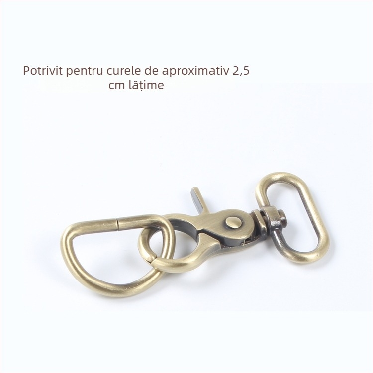 Carabină metalică cu inel D pentru genți – accesorii hardware DIY, cod produs Hywxkkkswwtewk