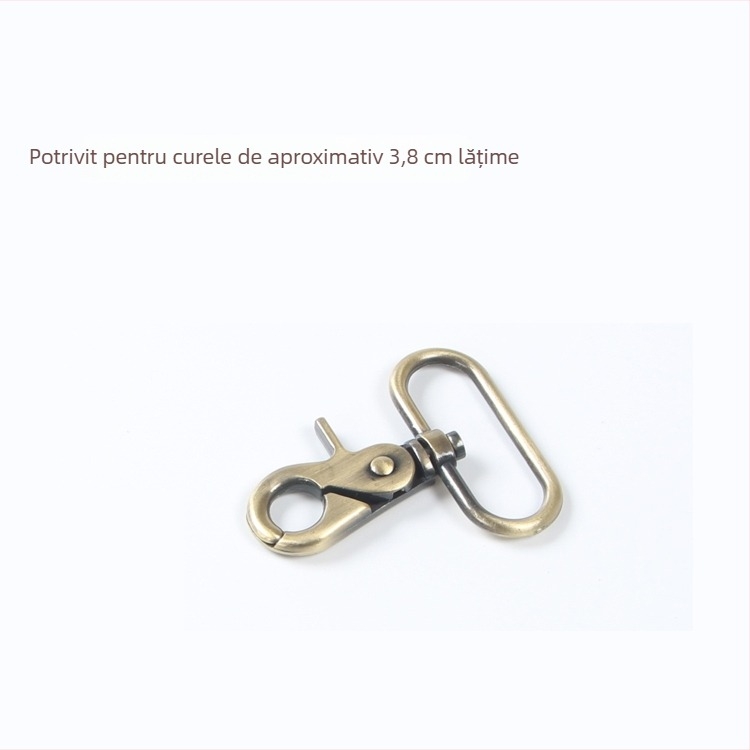 Carabină metalică cu inel D pentru genți – accesorii hardware DIY, cod produs Hywxkkkswwtewk