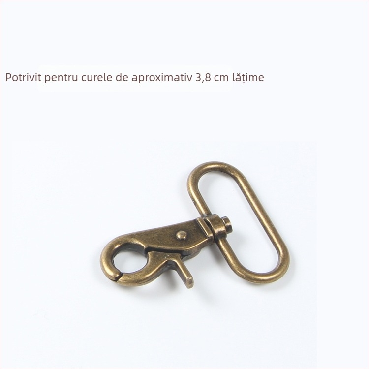 Carabină metalică cu inel D pentru genți – accesorii hardware DIY, cod produs Hywxkkkswwtewk