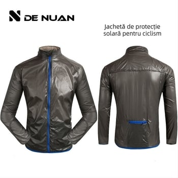 Jachetă de vânt pentru exterior, ultra-subțire, uscare rapidă, respirabilă, poliester