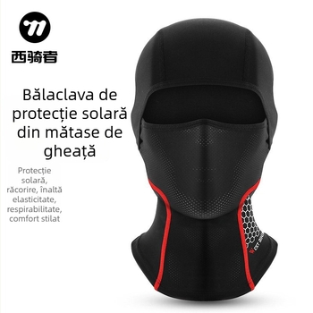 Mască pentru ciclism cu țesătură Ice Silk și plasă butterfly – West Biking / West Rider's – etichetă privată licențiată