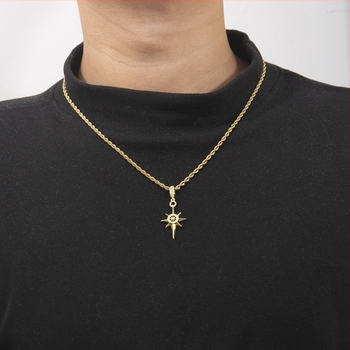 Colier cu pandantiv din cupru, pe lanț răsucit, 41–50 cm, 12 g, Primăvara 2025