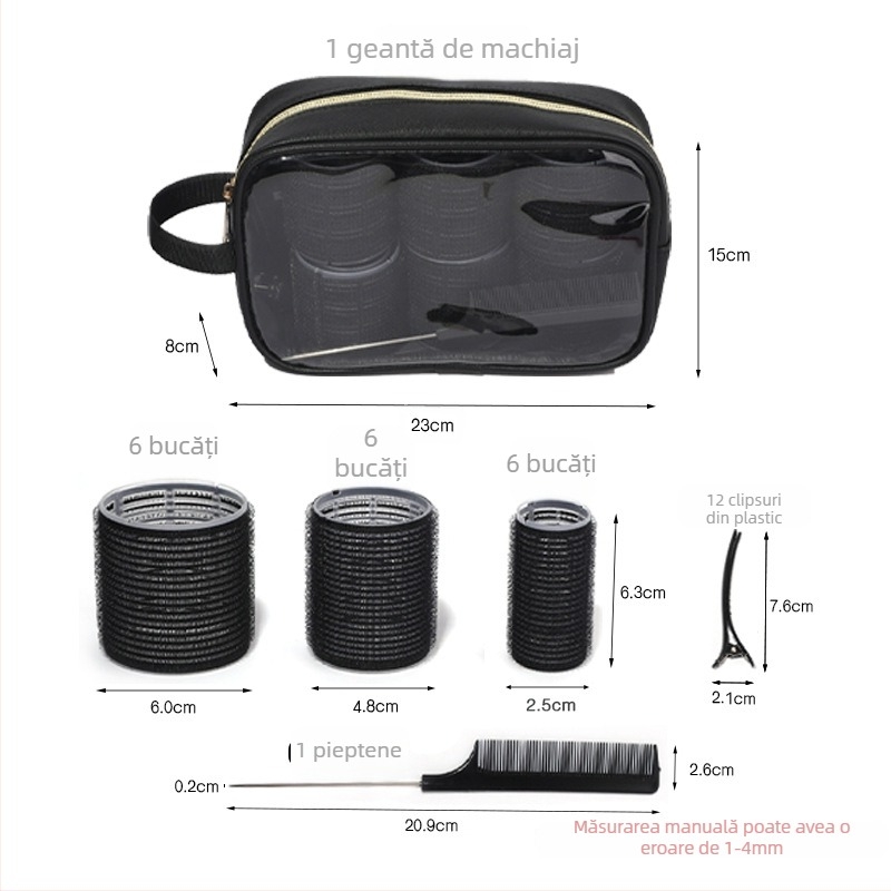 Rola de păr cilindrică – plastic/ rășină, Ezhilian, utilizare generală