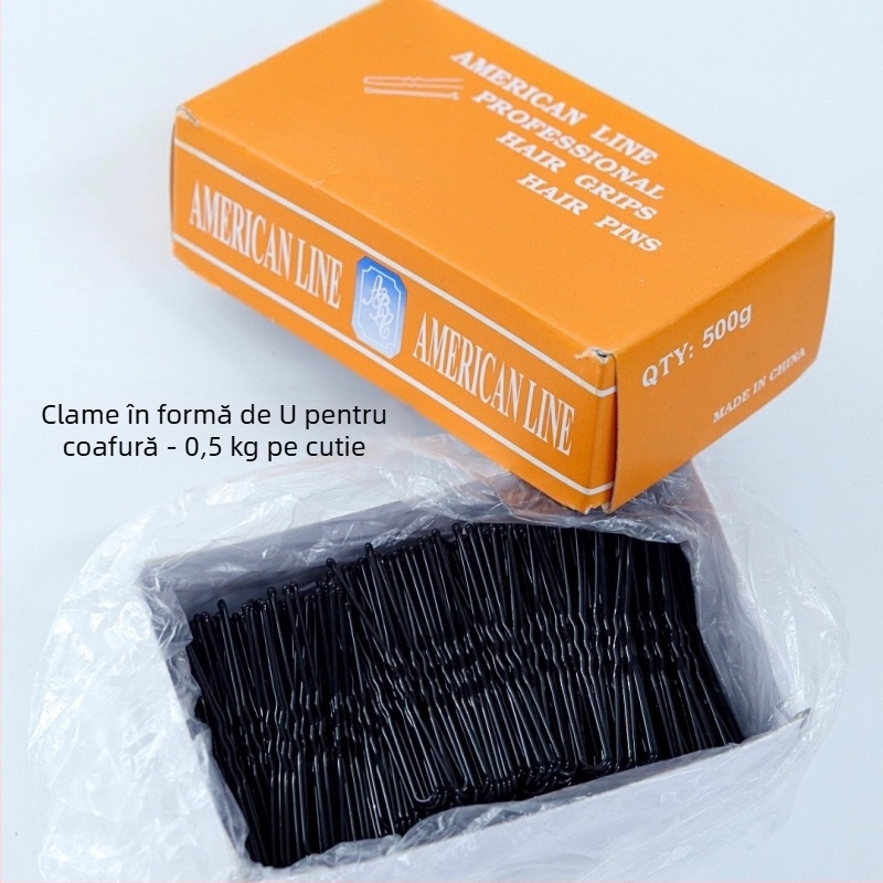 Clips de păr din metal în formă de U, clipsă unică, finisaj cu vopsea coptă, unisex, lansare iarna 2022