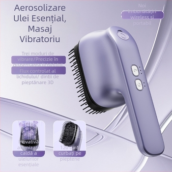 Pieptene electric pentru masajul scalpului, model 2401, greutate 255 g, pentru toate sezoanele, potrivit pentru utilizatori generali