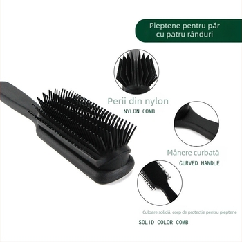 Tulush meishe pieptene pentru păr din rășină pentru uz zilnic