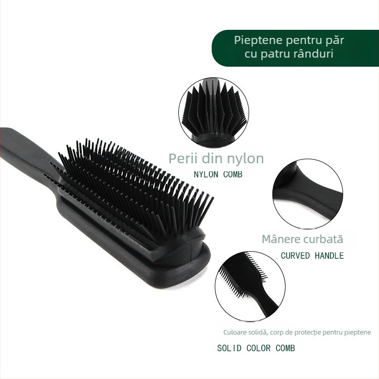 Tulush meishe pieptene pentru păr din rășină pentru uz zilnic