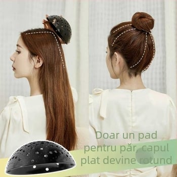 Accesoriu pentru păr din silicon, stil natural pentru femei, model: coajă de grepfrut, finisaj ștanțat, ambalare în vrac sau individuală