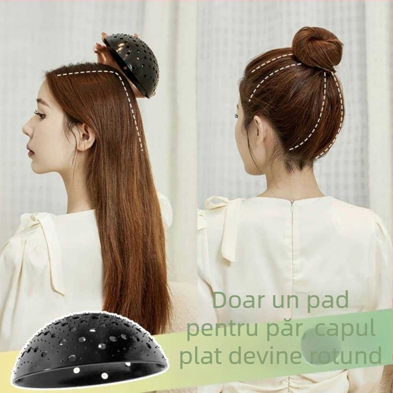 Accesoriu pentru păr din silicon, stil natural pentru femei, model: coajă de grepfrut, finisaj ștanțat, ambalare în vrac sau individuală