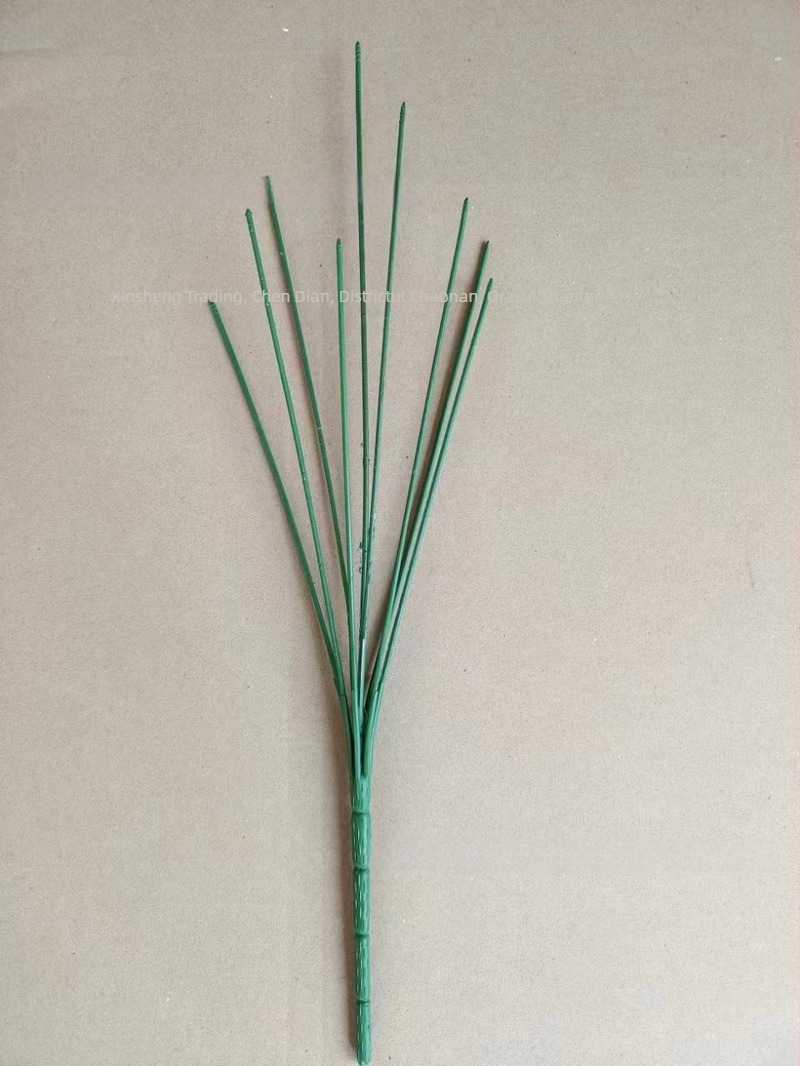 Xinsheng Ramuri Bonsai uscate, ramură cu 9 capete, plastic + sârmă de fier, turnare prin injecție, pungă țesută