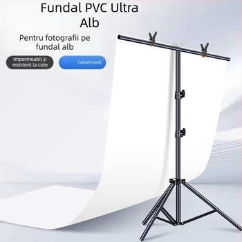 Panou de fundal alb din PVC pentru fotografie, recuzită pentru fotografie still life, fundal alb