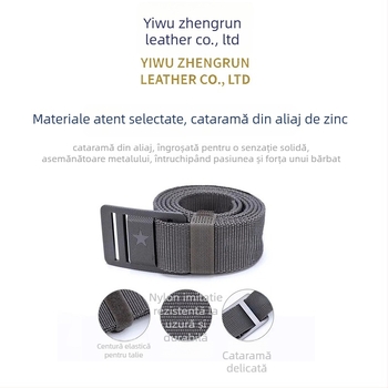 Curea tactic%C4%83 pentru b%C4%83rba%C8%9Bi, din țes%C4%83tur%C4%83 de nylon cu cataram%C4%83 din aliaj, închidere netedă, stil personal/neutral/Ins/Boyfriend, gravur%C4%83 laser