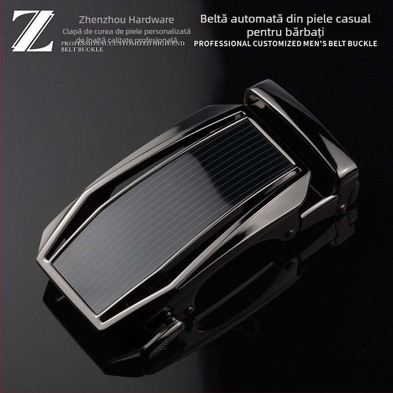 Cataramă automată pentru curea bărbați, din aliaj, formă D, personalizabilă, pentru afaceri.