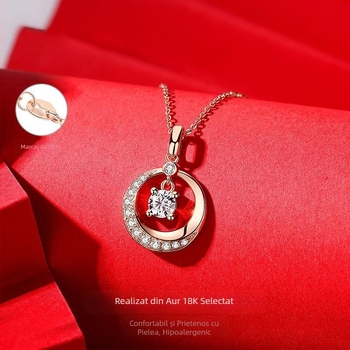 Spirit Phoenix colier din argint 925, pandant geometric pe lanț cu cruce, reglabil 21–50 cm, 2,3 g, modă office