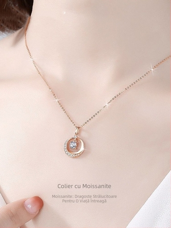 Spirit Phoenix colier din argint 925, pandant geometric pe lanț cu cruce, reglabil 21–50 cm, 2,3 g, modă office