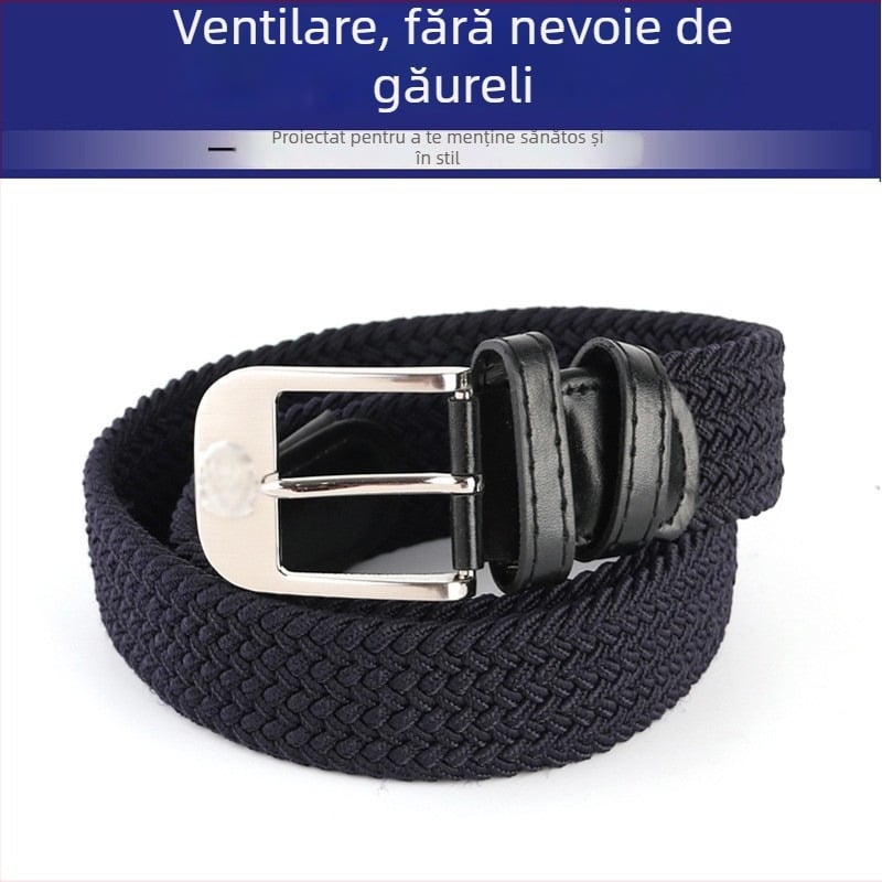 Bandă elastică țesută cu cataramă din aliaj, închidere cu pin, lățime 2–4 cm