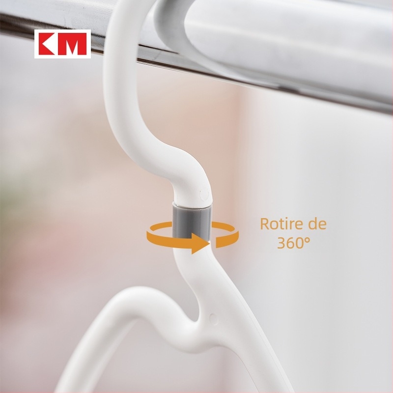 KM-1361 Organizator garderobă pentru curele și eșarfe, material PP, ambalaj 1 bucată