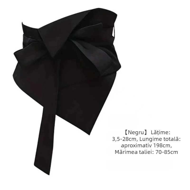 Centură de talie unisex pentru rochie – accesoriu decorativ, țesătură, primăvara 2024