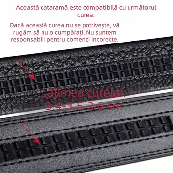 Cataramă automată pentru curea din aliaj, formă dreptunghiulară, închidere magnetică, stil business
